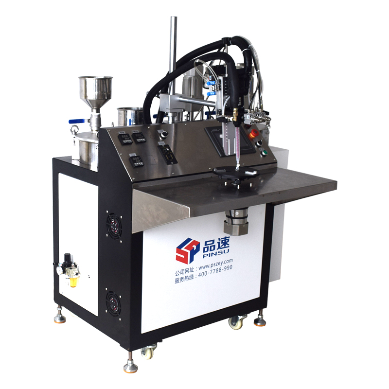 三桶單工位轉(zhuǎn)盤打膠機