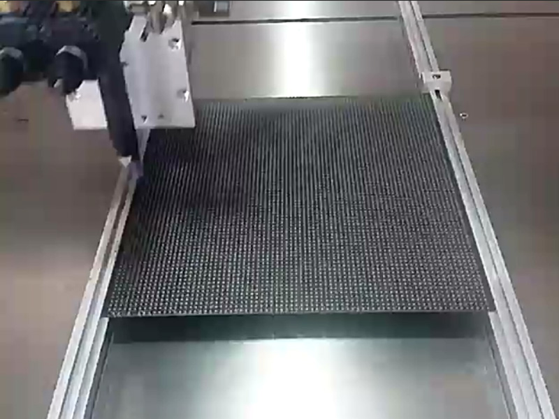 LED display automatic glue filling machine Video