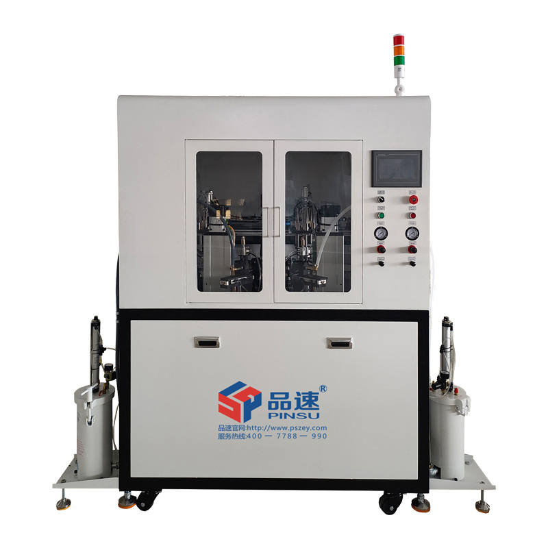  法蘭雙頭轉(zhuǎn)盤自動點膠機(jī)